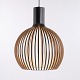 Osted Antik & Design presents: Seppo Koho Octo 4240 Pendant in Birch Black Laminate or Walnut Veneer by Secto ...