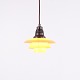 Osted Antik & Design presents: Poul Henningsen PH 2/2 Pendant with Yellow Painted Shades by Louis Poulsen 1930s