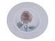 Antik K presents: Royal Copenhagen Art Nouveau luncheon plate with rose on dotted form from 1898-1923