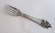 Lundin Antique presents: H. C. Andersen fairytale fork. Silver cutlery. The Swineherd. Silver (830). Length 15 cm.