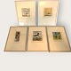 Moster Olga - Antik og Design presents: Kurt Normann5 graphic printsframedTotal 375kr