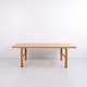 Osted Antik & Design presents: Rectangular solid oak coffee table Danish design from the 1970s