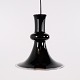 Michael Bang Etude Pendant in Black Glass for Holmegaard ...