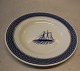 Klosterkælderen presents: 0944-46 Side dish 15 cm Aluminia Faience Tranquebar Navy # 46