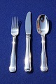 Antikkram presents: Georg Jensen Dobbeltriflet or Old Danish solid silver flatware, settings luncheon cutlery ...