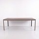 Osted Antik & Design presents: Danish Design Dining Table with Steel Legs and Grey Linoleum