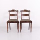 Osted Antik & Design presents: Pair of Antique Late Empire Mahogany Salon Chairs from the 1840s