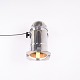 Osted Antik & Design presents: Vintage Spotlight / Theatre Lamp in Polished Aluminium from the 1950s