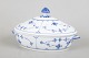 L'Art presents: Royal Copenhagen Blue Fluted Plain, oval tureen.