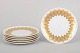 L'Art presents: Bjørn Wiinblad for Rosenthal, set of six dessert plates.
