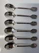 Antik Huset presents: Coffee spoons in Sterling Silver with Danish Castles and Manors 6 pcs.