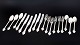 L'Art presents: Evald Nielsen, complete luncheon cutlery set for six.