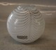 Klosterkælderen presents: Zebra Vase 8 cm Kosta Boda Swedish Artist Collection. Bertil Vallien