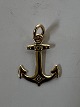 Antik Huset presents: Anchor Pendant/Charms in 14 carat gold.Height: 1.5 cm.