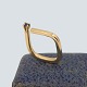 Svend Fisker; Ring in 14k gold set with a sapphire
