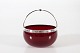 Stari Antik presents: Svend ToxværdSugar BowlRed glass with silver handle