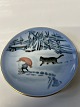 Antik Huset presents: Bing & Grondahl, Santa with Keys and Cat small plate by Harald Wiberg.