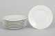 L'Art presents: Axel Salto for Royal Copenhagen, set of seven side plates.