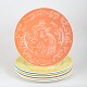 L'Art presents: Javier Mariscal for Bidasoa, set of six large dinner plates.