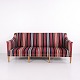 Osted Antik & Design presents: Kaare Klint Model 6092 Three Seater Sofa in Mahogany and Wool for Rud. Rasmussen