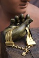 Vintage Givenchy armbånd i guldfarvet metal fra 80érne...