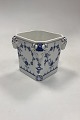 Danam Antik presents: Royal Copenhagen Blue Fluted Plain Flower Pot No. 124