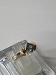 14 kt guld Vintage Ring med lyseblå sten. Størrelse 51.