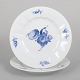 L'Art presents: Royal Copenhagen Blue Flower Angular, pair of dinner plates.