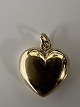 Antik Huset presents: 14 carat gold Heart.Charms / Pendant.Height 1.6 cm.