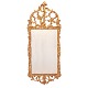 Aabenraa Antikvitetshandel presents: Large gilt mid 18th century Northgerman Rococo mirror. Size: 132x55cm