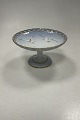 Danam Antik presents: Bing and Grondahl Seagull with Gold Cake Dish on foot with pierced border