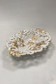 Danam Antik presents: Meissen pierced porcelain platter with floral decoration and gold