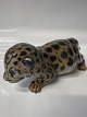 Antik Huset presents: Royal Copenhagen figurine, Jaguar cub.Dec. No. 4659.Measures 6 x 22 cm.
