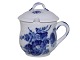 Antik K presents: Blue Flower CurvedLidded mustard jar