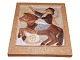 Antik K presents: Bing & Grondahl stoneareRelief with Shrove Tuesday scene - Februar