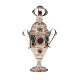 Aabenraa Antikvitetshandel presents: Danish silver vinaigrette by R. D. Dethlefsen, Sonderborg, circa 1830. H: ...