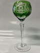 Antik Huset presents: Rømer Glass Red Wine Green.Height 20.7 cm
