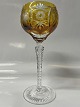 Antik Huset presents: Rømer Glass Red Wine Golden Brown.Height 20.7 cm