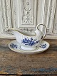 Karstens Antik presents: Royal Copenhagen Blue Flower with gold rim sauce bowl on attached underplate 1850–1898.