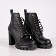 Osted Antik & Design presents: Louis Vuitton Star Trail Ankle Boots in Black Calfskin with Monogram Size 38