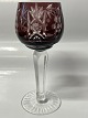 Antik Huset presents: Rømer Glass of port wine Aubergine.Height 12 cm.