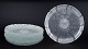 L'Art presents: Arcoroc, "Fleur", set of eleven large dinner plates.