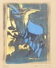 L'Art presents: Endre Nemes, colour lithograph, listed Swedish visual artist.