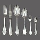 Antik Damgaard-Lauritsen presents: Bernstorff silver cutlery, complete for 12 persons, 81 pieces