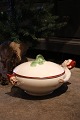 K&Co. presents: Antique Rörstrand faience Christmas tureen with elf motifs by Alf Wallander from the early 1900s...