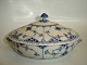 Antik Huset presents: Blue Fluted Half Lace, Covered dish
