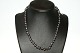 Beautiful pearl necklace with a lock in 14 K Gold