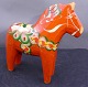 Red Dala horse from Sweden H 14cms