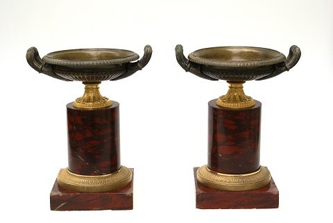 Et par tazza, bronze