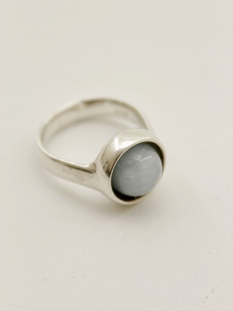 Georg Jensen sterling sølv ring med månesten solgt